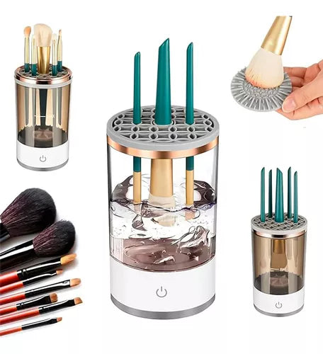 Lavadora de brochas de maquillaje