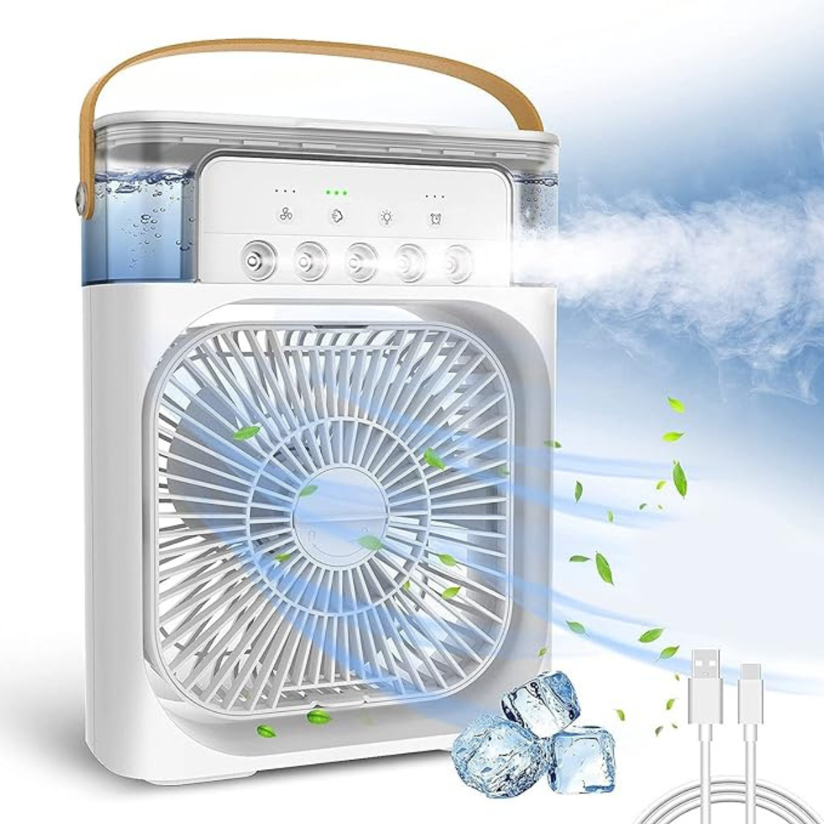 Ventilador Humidificador Aire 2 en 1
