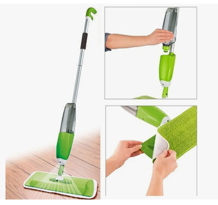 Trapeador Spray Giratorio De 360 Grados