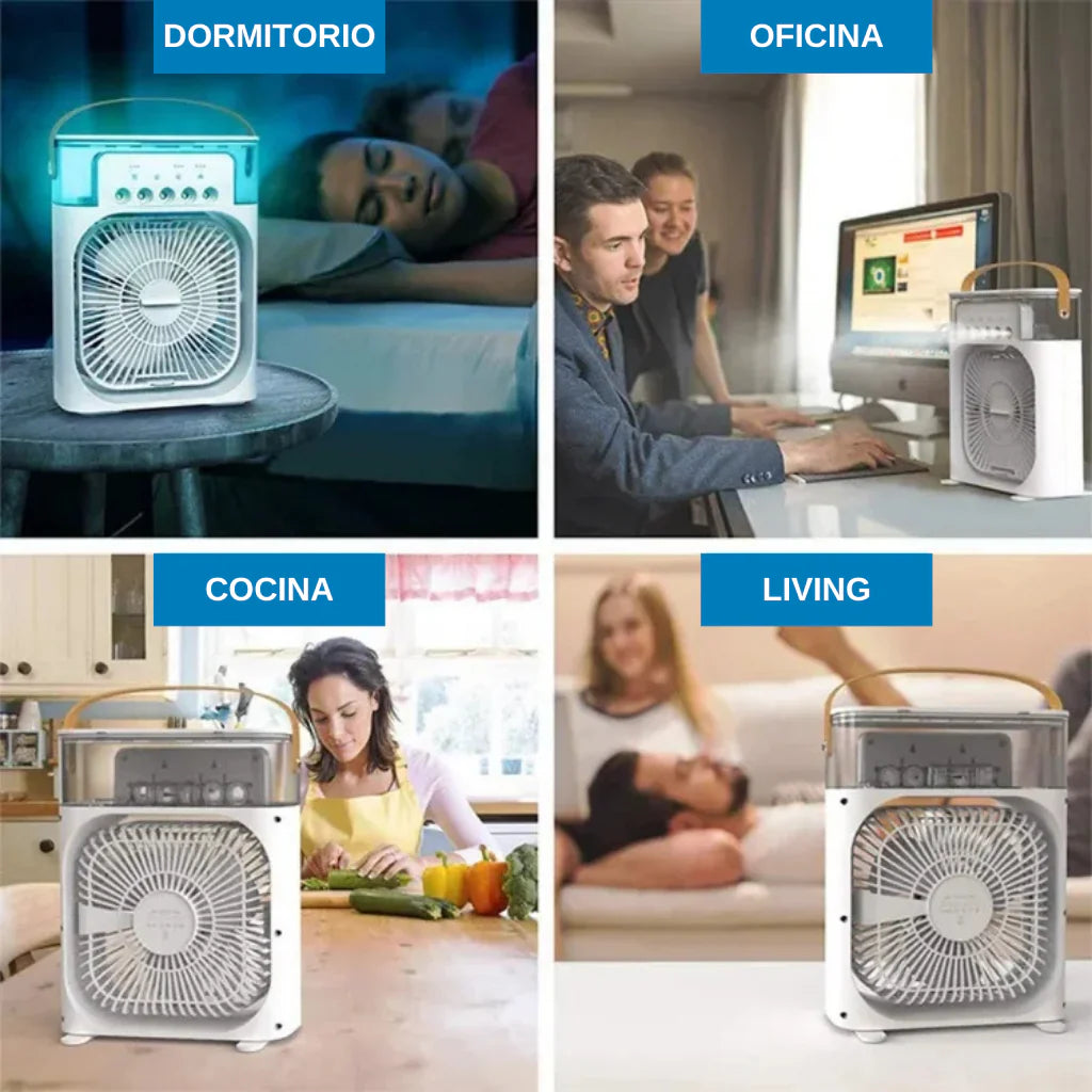 Ventilador Humidificador Aire 2 en 1