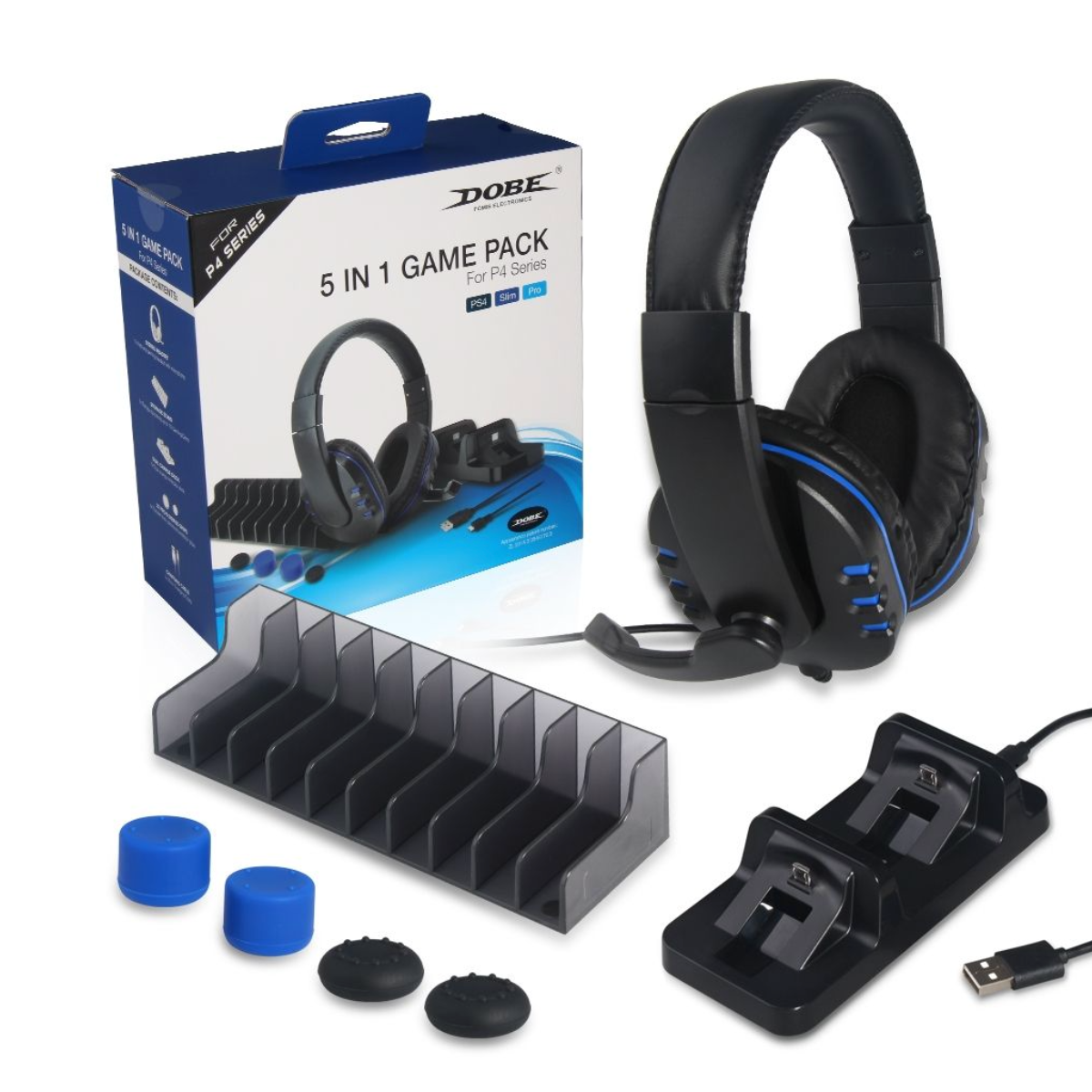 Auriculares Gamer 5 En 1