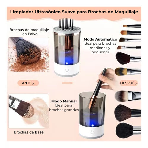 Lavadora de brochas de maquillaje