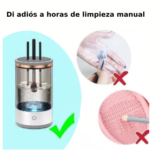 Lavadora de brochas de maquillaje