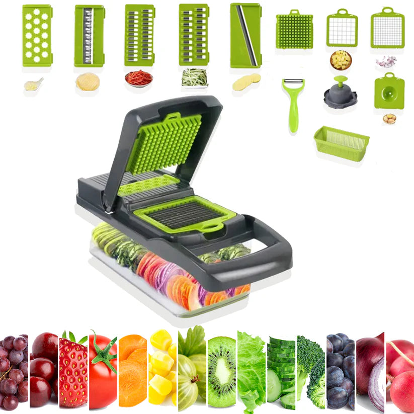 Cortador de Verduras Multifuncional 12 en 1