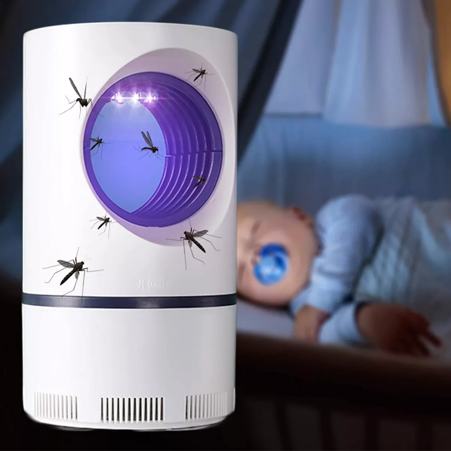 Lampara Led Atrapa Mosquitos Usb