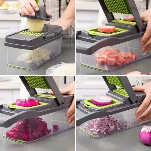 Cortador de Verduras Multifuncional 12 en 1