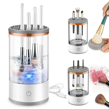 Lavadora de brochas de maquillaje